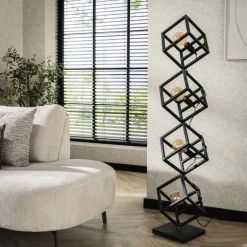 Clearance Vloerlamp Kubus 4L Vloerlampen