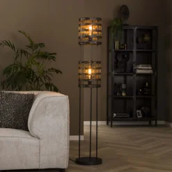 Sale Vloerlamp Metal Blinds 2-lichts Vloerlampen