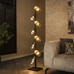 Online Vloerlamp Mixed Glass 8 Lichts Vloerlampen