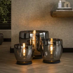 Discount Vloerlamp UP XXL - Smoke color glass Vloerlampen