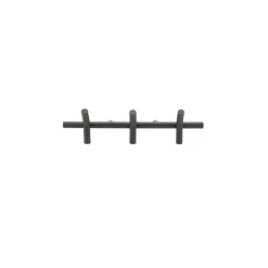 Clearance Wall coat rack Matto 3 - black Wanddecoratie|Kapstokken