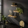 Outlet Wandplank Natural line, set van 3 Wandplanken